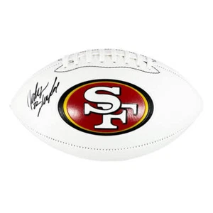 John Taylor Signed San Francisco 49ers Official NFL Team Logo Football (Beckett) - Picture 1 of 3