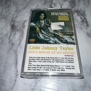 LITTLE JOHNNY TAYLOR CASSETTE: "OPEN HOUSE AT MY HOUSE" 1973, 1990 REISSUE - Picture 1 of 3