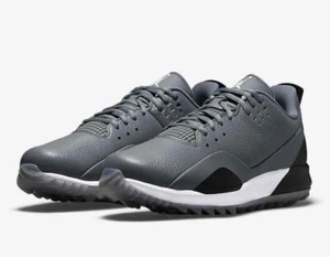 Nike Air Jordan ADG 3 Golf Shoes Size 11.5 Cool Grey White Black Mens CW7242 003 - Picture 1 of 8