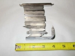 Lathe Tool Bits (15) Various Geometry High Speed Steel 5/16"x5/16" Tool Bits USA - Picture 1 of 4