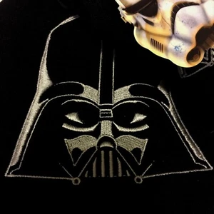 Disney Star Wars Embroidered Darth Vader Ear Flap Laplander Hat and Gloves Set - Picture 1 of 4