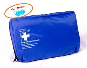 Erste Hilfe KFZ Verbandstasche DIN13164 Auto Verbandskasten Verbandtasche BLAU - Bild 1 von 1