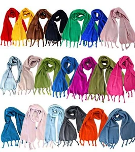 Winter weiche warme bunte Decke Schals mit Quasten - Bild 1 von 22