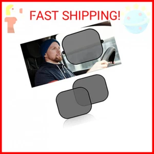 2 Pack Universal Car Window Shade, Cling Sunshade for Car Windows - Sun, Glare a - Picture 1 of 2