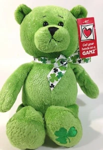 Ganz St Clover Bear Green Stuffed Animal Saint Teddy Lucky Irish Bean Bag Toy - Bild 1 von 6