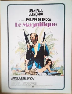 Synopsis 22,8 × 30 cm. Le magnifique,J.P Belmondo, Jacqueline Bisset....1973 - Photo 1/2