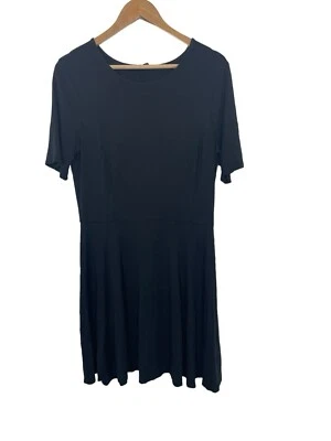 Three Dots Womens Sheath Dress Short Sleeve Black Size Large - Image 1 of 4