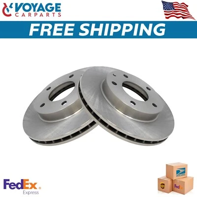 New Front Brake Rotor Left & Right Pair Set of 2 For 93-03 Mazda 626 Ford Probe - Image 1 of 3