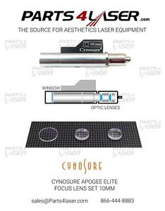 Cynosure Apogee ELITE Focus Lens Set 10 MM, Cynosure Focus Lens - Picture 1 of 2