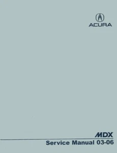 2003 2004 2005 2006 Acura Mdx Shop Service Repair Manual Book Engine Drivetrain - Picture 1 of 1