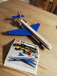 Lego LEGOLAND SET 687 Caravelle Passagier Flugzeug mit BA von 1973 - Bild 1 von 6
