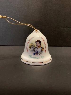 Grolier Disney Cinderella Christmas Bell Collector Ornament 2000 - Image 1 of 4