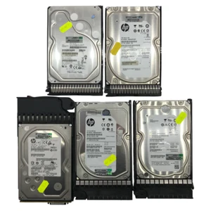 Job lot 5x HP Hard Disk Drive 2 TB 3.5" 7.2K 6 Gbps SAS HDD + Caddy - Picture 1 of 7