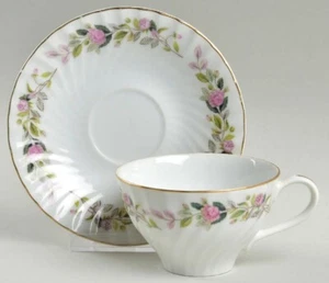 Creative China Regency Rose 6 Coffee Tea Cups And 6 Saucers Fine China 2345 - Picture 1 of 1