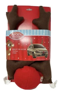 Kit Costume Auto Rudolph - Accessori Corna e Naso - Divertimento Natale Licenza NUOVO - Foto 1 di 10