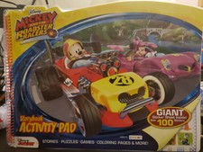 Disney Mickey and The Roadster Racers Giant storybook activity pad  big