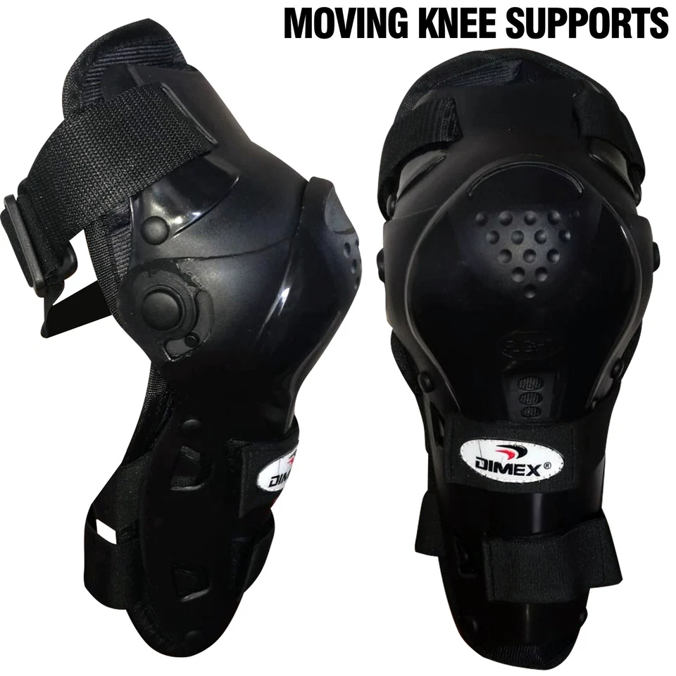 Racing Motorcycle MTB Knee Guard Shin Moving Pads Skating Protector Gear Dimex - Image 1 of 1