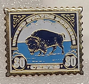 30 Cents United States Postage Buffalo Stamp Pin - Picture 1 of 6