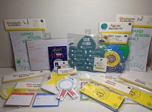 Homeschool Teacher Supplies Activity Rewards Puzzles Crafts Banner Huge Lot - Picture 1 of 7