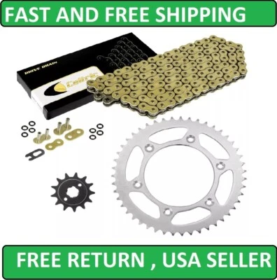 Golden O 形环传动链条和链轮套件适用于本田 CRF150F 2006 - 2017 — 第 1/4 张图片