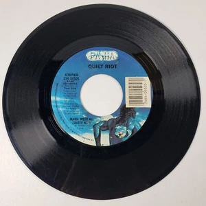 Quiet Riot "Mama Weer All Crazee Now" 45 Vg+ Tested 1984 "Bad Boy" - Picture 1 of 4