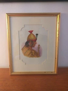 HUASKAR INKA Peru Ölgemälde gerahmt Original  - Bild 1 von 12