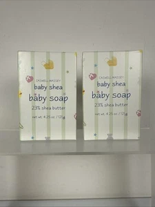 2 jabones en barra para bebé CASWELL-MASSEY 23 % manteca de karité 4,25 oz EE. UU. - Imagen 1 de 4