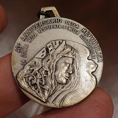 Medaglia Da Collezione ANPI Associazione Nazionale Partigiani Italia Lotto SC18  - Immagine 1 di 2