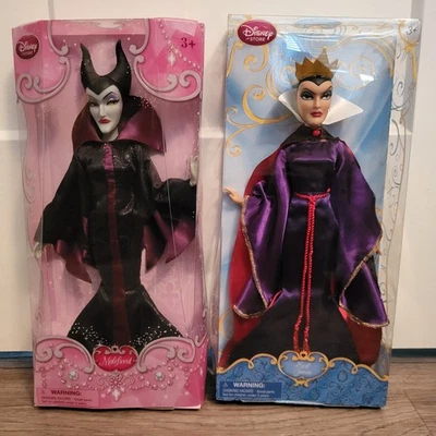Disney Villains Maleficent And Evil Queen Dolls - Image 1 of 4