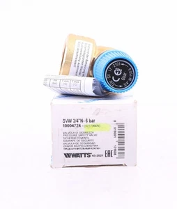 WATTS SVW 3/4" N- 6 bar 10004724 PRESSURE SAFETY VALVE  ! NEW ! - Picture 1 of 11