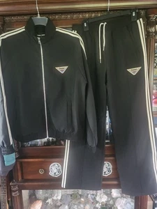 Homme Femme Zipper Jacket Large + Pants Small Mens New With Tags - Picture 1 of 14