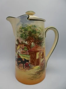 ROYAL DOULTON POTTERY RUSTIC ENGLAND TEAPOT COFFEE POT JUG D5694 - Picture 1 of 11