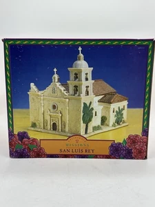 Mervyn's California Missions Lighted House San Luis Rey 1998 NEU RAR! Versiegelt! - Bild 1 von 3