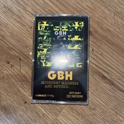 GBH Midnight madness and beyond, cassette Released In 1986, punk Rock - Image 1 of 4