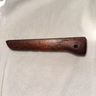 ОЧЕНЬ РЕДКОЕ ДЕРЕВЯННОЕ ПРЕДПЛЕЧЬЕ 1941 JOHNSON С ПРИКРЕПЛЯЮЩЕЙ ПЛАСТИНОЙ - Изображение 1 из 4