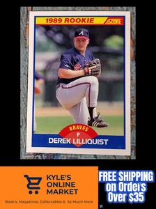Derek Lilliquist Atlanta Braves 1989 Score Rookie #631 - Picture 1 of 5