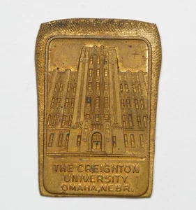 Vintage Creighton University Omaha Nebraska Medaille - Bild 1 von 2