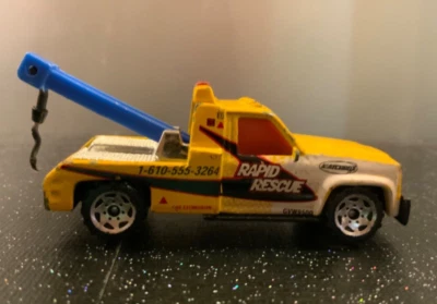 MATCHBOX 2002 GMC WRECKER yellow Tow Truck 1:72 Rapid Rescue  *BOGO-PLZ READ - Image 1 of 4