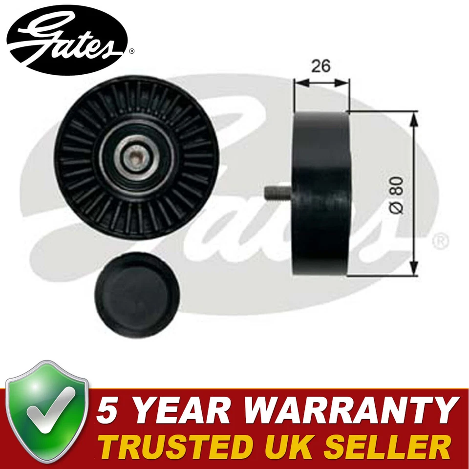 Polea guía de desviación Gates se adapta a BMW X5 2006-2013 X6 2008-2010 3.0 D Foto 1 de 1