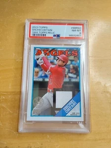 2023 topps Baseball #88Rso Shohei Ohtani Relic PSA 8 - Picture 1 of 2