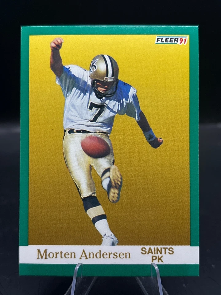 MORTEN ANDERSEN (1982-2004) HOF NFL Saints, Falcons, Chiefs - CHOOSE YOUR CARD! - Image 1 of 1
