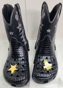 Crocs klassische Cowboystiefel mit Sporen Herrengröße 4/ Damengröße 6 neu mit Etikett - Bild 1 von 7