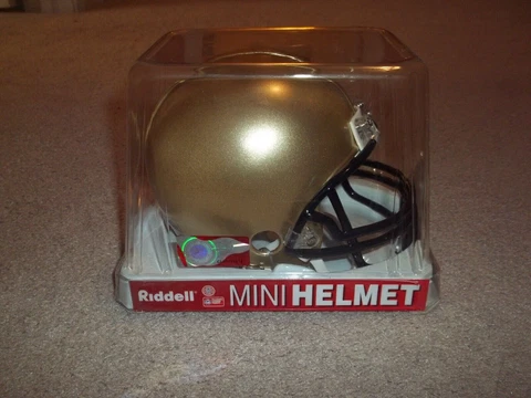 New Riddell Navy Midshipmen Non Speed Mini Helmet College NCAA 55265 SML 083035P Cover