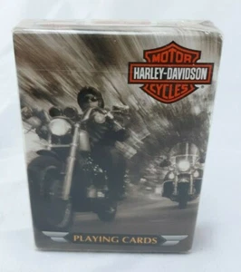 NEU VERSIEGELT Harley Davidson Motorrad Spielkarten Zyklen Schwein Fahrrad Poker - Bild 1 von 2