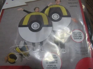 NEW POKE'MON COSTUME SIZE 8+-ONE SIZE FITS MOST-COSTUME POPS OPEN - Picture 1 of 4