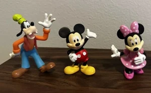 Disney Mickey Mouse Spielfigur 3" groß 3er Set JP China Goofy, Minnie Mouse - Bild 1 von 10
