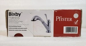 Pfister Bixby 1-Handle Pull-Out Kitchen Faucet Stainless Steel Finish F-538-5LCS - Picture 1 of 2