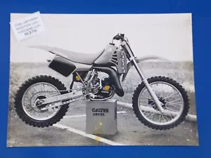 1980's CAGIVA 125 WMX ORIGINAL DEALER PHOTO BROCHUR ORIGINAL ADVERTISMENT 9.5x7" - Picture 1 of 1