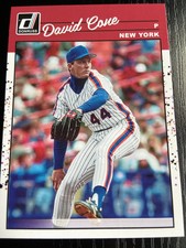 2023 Panini Donruss #277 David Cone Retro New York Mets