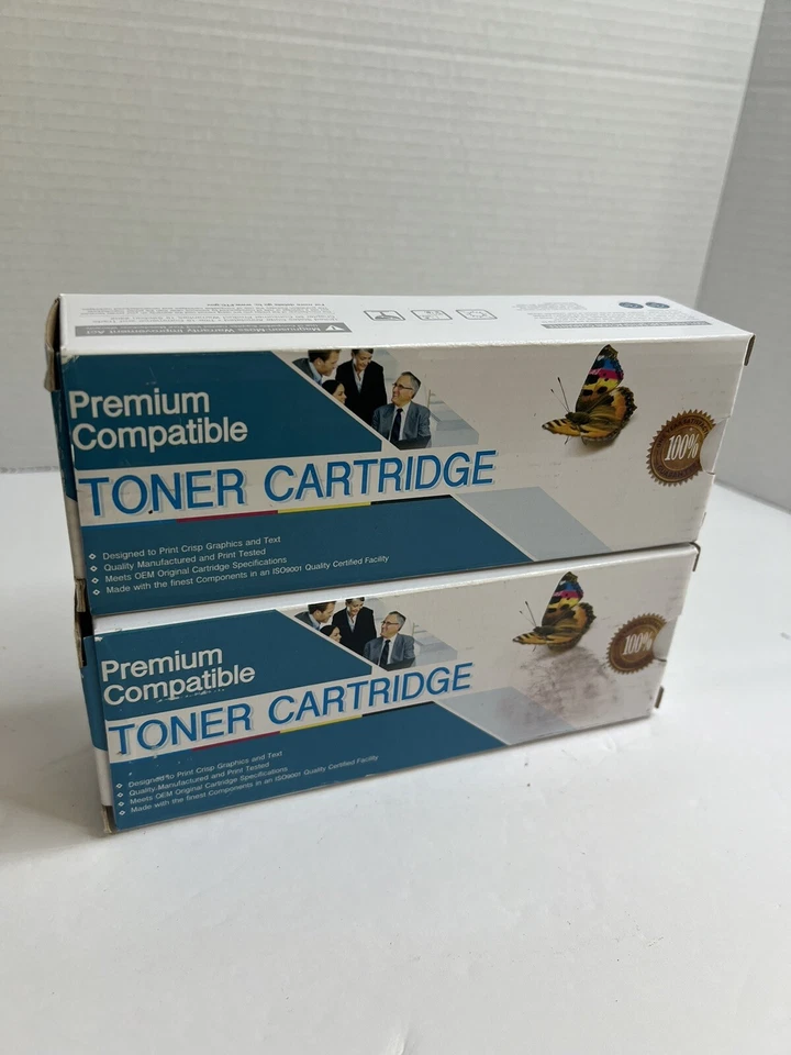 Dell 1320C Printer Toner Cartridges Black And Yellow Ink Lot Of 2 NIB Off Brand - Image 1 of 4
